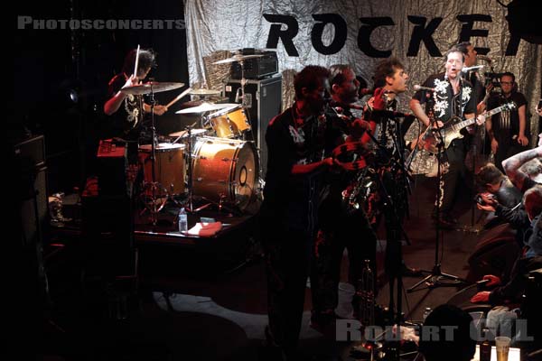 ROCKET FROM THE CRYPT - 2013-04-04 - PARIS - Trabendo - John Reis - Mario Rubalcaba - Pete Reichert - Andy Stamets - Jason Crane - Paul O'Beirne